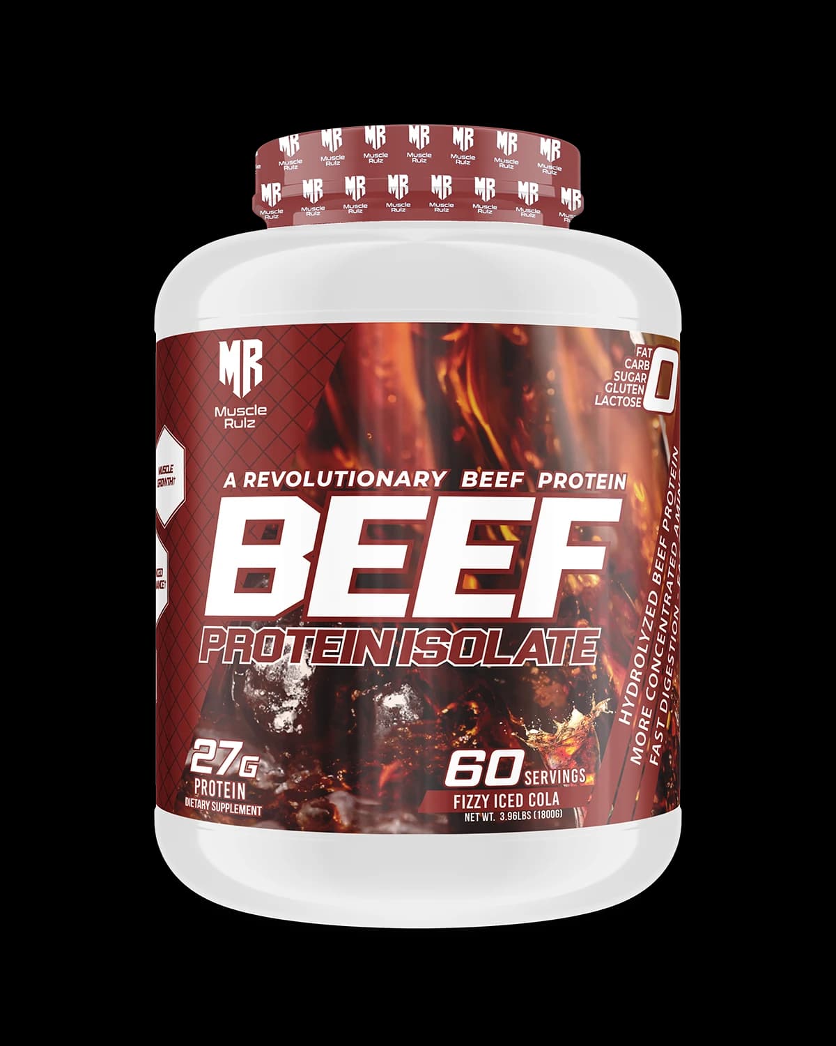 Beef Protein Isolate – 60 Servings (1800g) – Fizzy Iced Cola