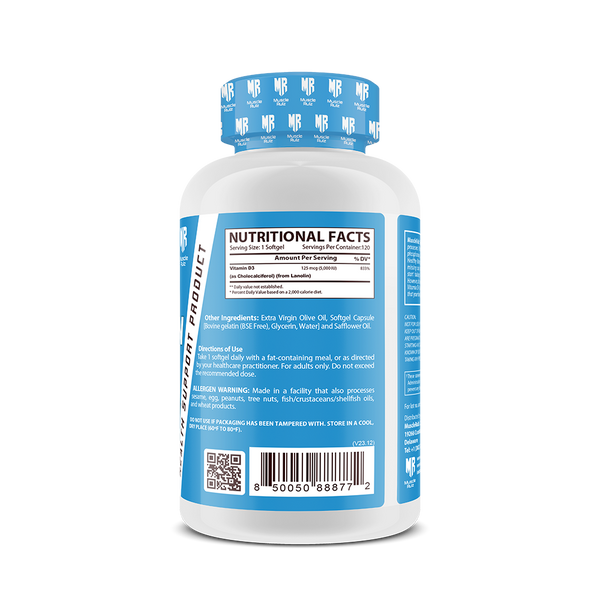VITAMIN D-3 5000 – Muscle Rulz Store